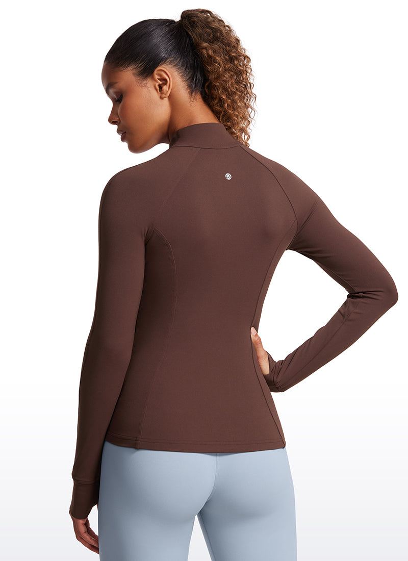 Butterluxe Full Zip Long Sleeves with Thumb Holes